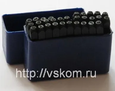 фото Клеймо буквенное 12мм