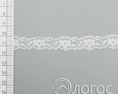 фото Кружево стрейч IS-278 15мм И, молочный