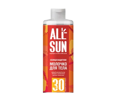 фото Солнцезащитное молочко Allsun SPF-30, 150мл