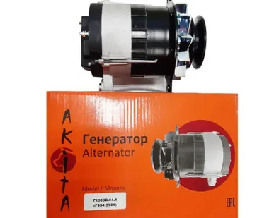 фото Генератор 24 В (28 V) на трактор МТЗ Д-243, Д-245, Д-260 Г1000В.04.1 (Г994.3701), 1000 Вт, AKITA