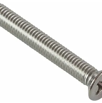 Фото №0 Винт М 5х80 с потайной головкой из нержавеющей стали А2, DIN 965, 10шт.