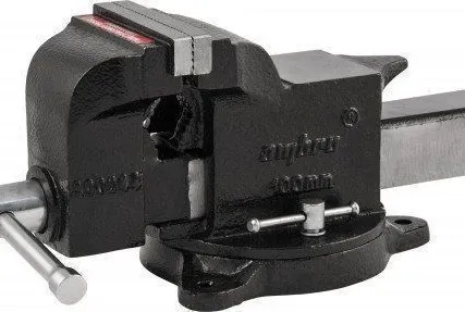 Фото №0 Тиски слесарные поворотные 125 мм. Арт: A90045 Код: 55614 Ombra