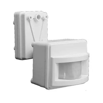 Фото №0 Датчик движения PMS-IR 017 1200Вт 120град. 2-12м IP44 WH JazzWay 5012998