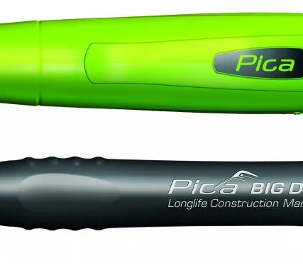 Фото №0 Строительный карандаш автоматический Pica BIG Dry с прямоугольным грифелем 2x5 мм PICA-MARKER 6060