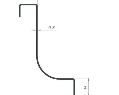 фото Плинтус под керамическую плитку PJ12 EM 270