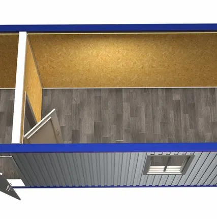 Фото №0 Бытовка с перегородкой и одним окном модель: ВМ-БТ04