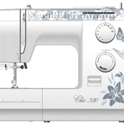 Фото №0 Швейная машина Janome Clio 320, бело-серый
