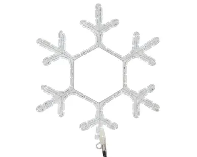 фото Фигура "Снежинка Мигающая" 55смх55см 42Вт 220В IP44 бел. NEON-NIGHT 501-337