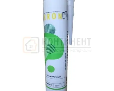 фото Герметик KRONbuild силиконовый санитарный бесцветный 280мл