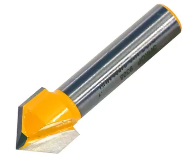 фото Фреза пазовая галтельная V-образная (12,7х13х44 мм; хвостовик 8 мм; 90°) Энкор (9308)