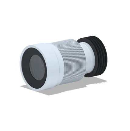 Фото №0 Гофра для унитаза выпуск с манжетой 110 мм (230-530мм) Ани-Пласт