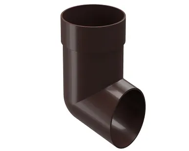 фото Отвод водосливной (наконечник), шоколад Дёке PREMIUM