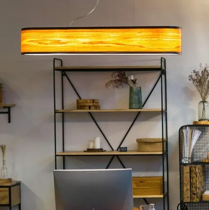 Фото №0 Светильник удлиненный Galactic Elliptical L, орех