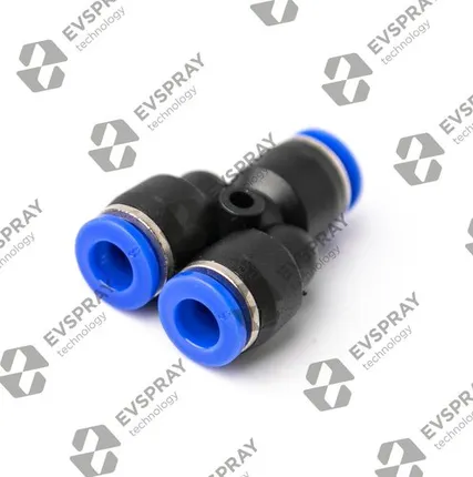 Фото №0 Тройник с быстроразъёмными соединениями (6мм)