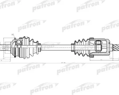 фото PDS3926 Полуось