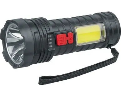 фото Фонарь 93 817 NPT-CP25-ACCU 1LED 3Вт+1COB 3Вт li-ion 1.2А.ч 5реж. пластик. NAVIGATOR 93817