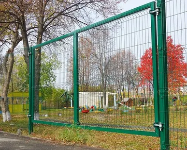 фото Ворота распашные для 3д забора "Small" 3500х2000 мм