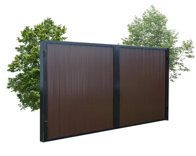 фото Ворота распашные 4500х2000 мм