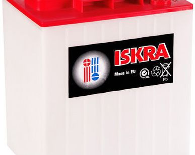 фото Полутяговый аккумулятор ISKRA 4PZS 200