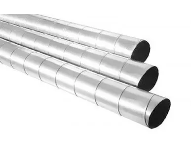 фото Воздуховод оцинкованный круглого сечения