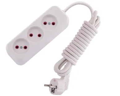 фото Удлинитель 3х3м без заземл. 10А IP20 LEZARD 720-0303-303