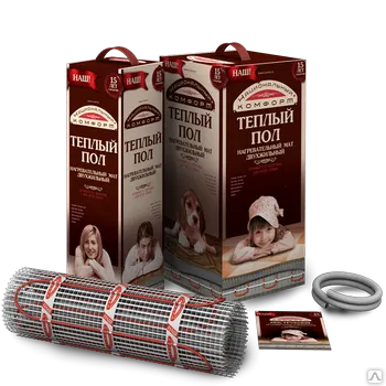 Фото №0 Теплый пол без стяжки 2.5м