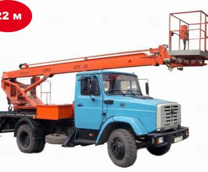 Фото №0 Аренда автовышки 22м