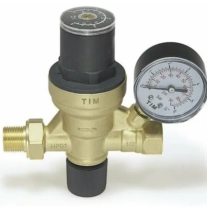 Фото №0 Клапан автоматической подпитки с манометром 1/2"