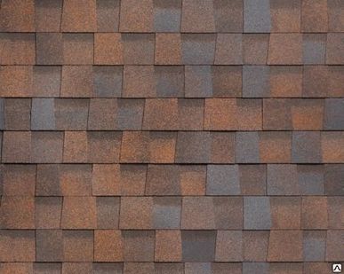 фото Гибкая черепица Shinglas, серия Джаз, цвет Севилья
