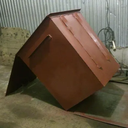 Фото №0 Мусорный бак для ТБО 0,7м3 с крышкой