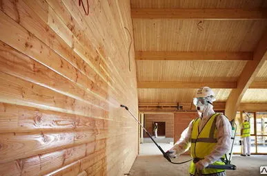 фото Огнезащитная обработка всех видов строительных конструкций