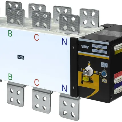 Фото №0 Реверсивный рубильник АВР (устройство автоматического ввода резерва) SHIQ5-1250 4P