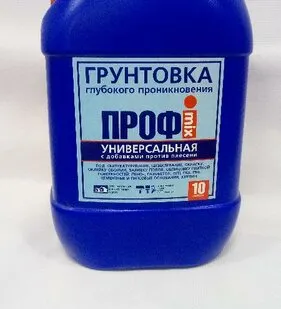 фото Грунтовка ПРОФimix укреп.гл. проник. вн/наружн./10л/СИНЯЯ