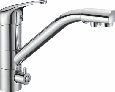 фото Дисма Смеситель для кухни "Eleanti" одноручный, с гибкой подводкой, картридж 35 мм 0402.858