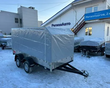 фото Прицеп Аляска Фермер 3.5 2х осный алюм.борт