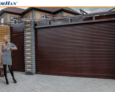 фото Рольворота DOORHAN механические профиль RH77 DoorHan