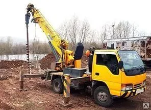 фото Услуги и аренда ямобура на базе грузовика