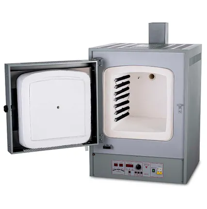 Фото №0 Муфельная печь ЭКПС-50 СПУ мод. 5007 (+200...+1250 °С, многоступенч.регулятор, с вытяжкой)