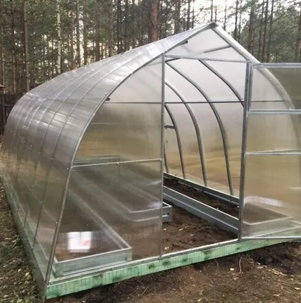 Фото №0 Теплица «Горка» (оцинкованный 25*25 — 6