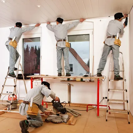 Фото №0 Установка навесных шкафов