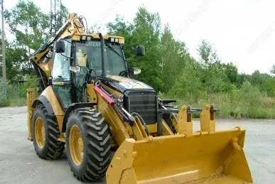 фото Аренда экскаватора-погрузчика Caterpillar 444E, Москва