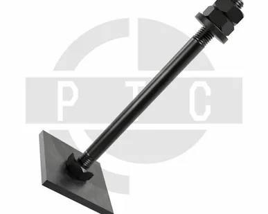 фото Болт фундаментный тип 2.1 М24х600 мм ГОСТ 24379.1-2012 с анкерной плитой