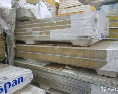 фото Сэндвич панели Минвата 60 мм, 2,75 м