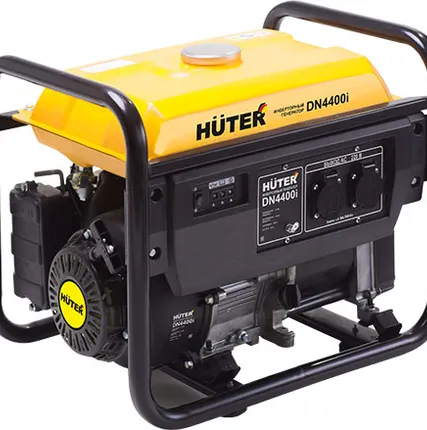 Фото №0 Генератор инверторный 64/10/5 Huter DN4400i, 3.3/3.6 кВт, 220 В, бак 10.5 л