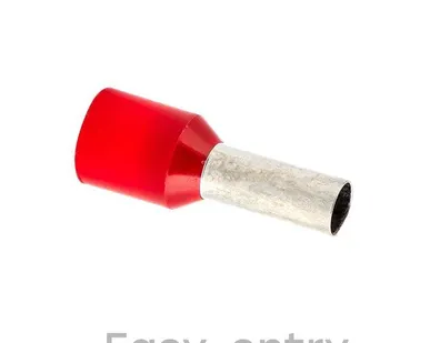 фото Наконечник штыревой втулочный изол. НШвИ 10.0-12 (уп.50шт) EKF nhvi-10.0-12