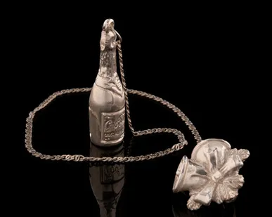 фото 2682 Серебро 925* Ионизатор воды «Брызги шампанского» +футляр 240ИЗ00801