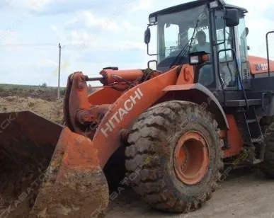 фото Аренда фронтального погрузчика (колесного) Hitachi LX 210E, Санкт-Петербург