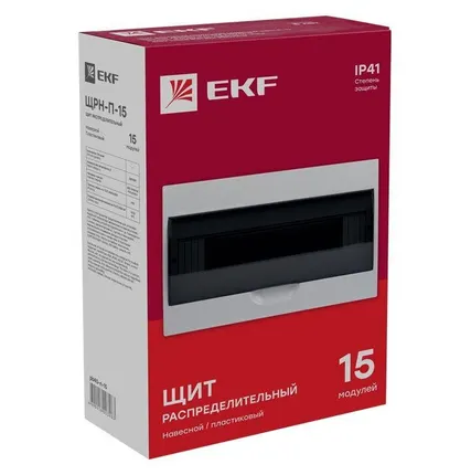 Фото №3 Щит ЩРН-П-15 IP41 EKF pb40-n-15