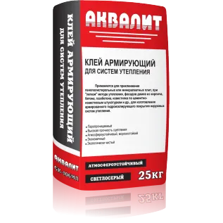 Фото №0 Клей армирующий для пенопласта Аквалит СК-106МП (25кг)