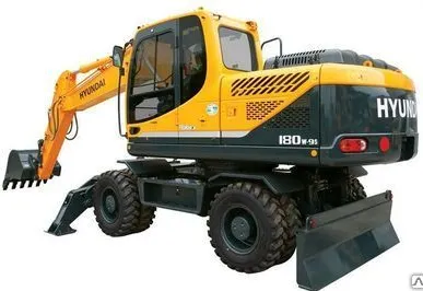 фото Экскаватор колесный HYUNDAI R180W-9S